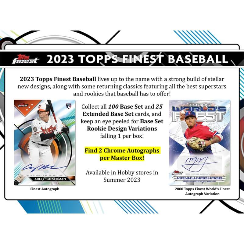 2023 Topps Finest Baseball Hobby Box