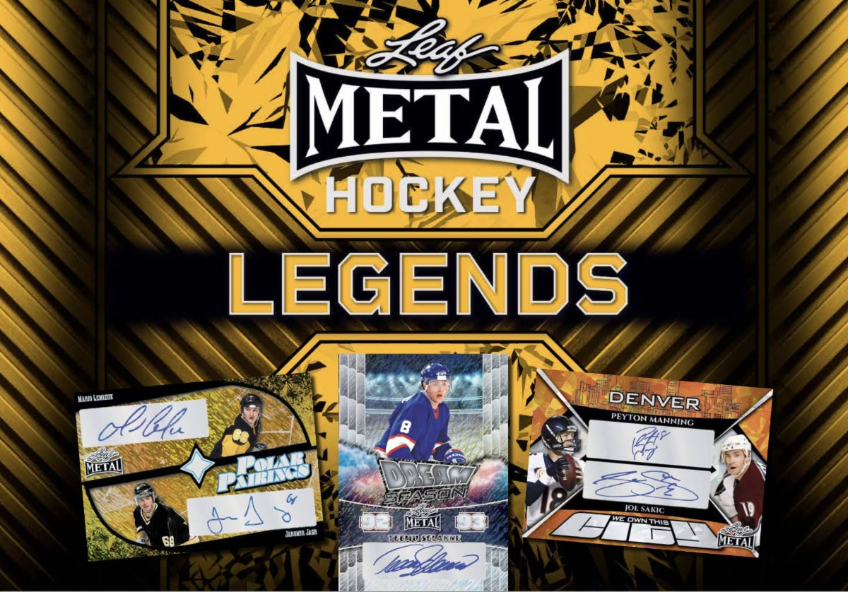 2024-25 Leaf Metal Hockey Legends Hobby Box