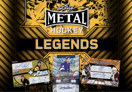 2024-25 Leaf Metal Hockey Legends Hobby Box