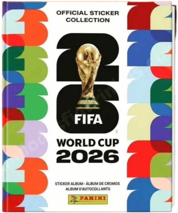 2026 Panini FIFA World Cup Soccer Sticker Hard Cover Album