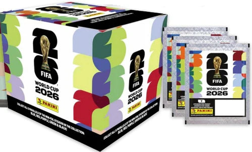 2026 Panini FIFA World Cup Soccer Sticker Packs Box