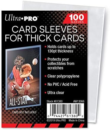 Ultra Pro Extra Thick Card Sleeves Pack (Lot of 2)