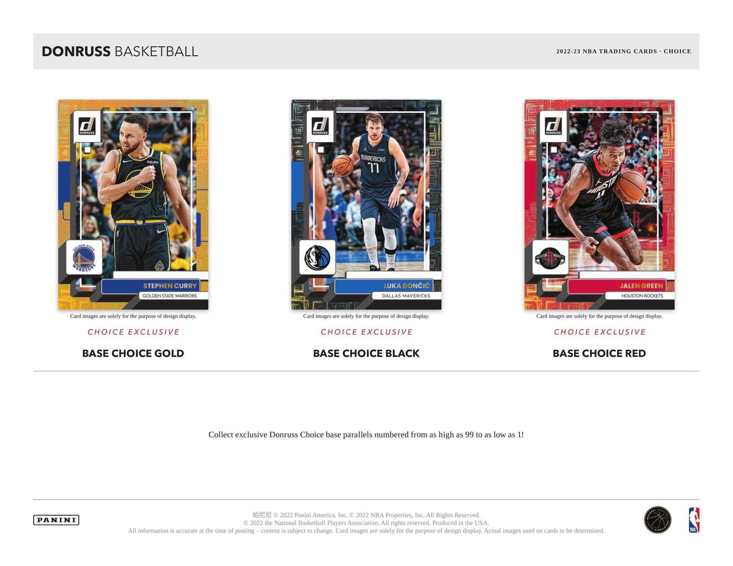 2022-23 Panini Donruss Choice Basketball Choice Box