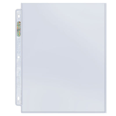 Ultra Pro 1-POCKET Platinum Page with 8-1/2" X 11" Pocket