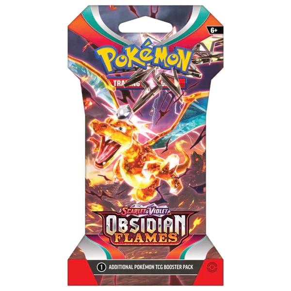Pokemon Scarlet And Violet Obsidian Flames Sleeved Booster Packs