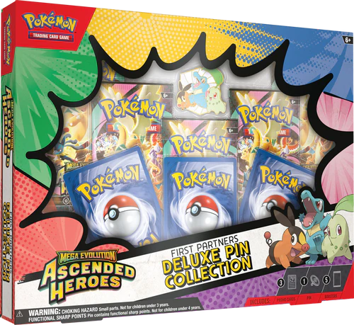 Pokemon Ascended Heroes First Partners Deluxe Pin Collection Box