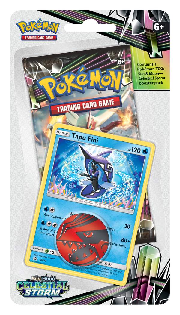 Pokemon Sun & Moon Celestial Storm Checklane Blister Pack