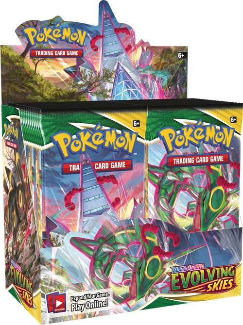 Pokemon Sword & Shield Evolving Skies Booster Case (Case of 6 Boxes)