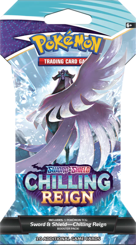 Pokemon Sword & Shield Chilling Reign Sleeved Booster Pack (RANDOM)