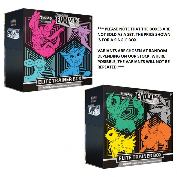 Pokemon Sword & Shield Evolving Skies Elite Trainer Box