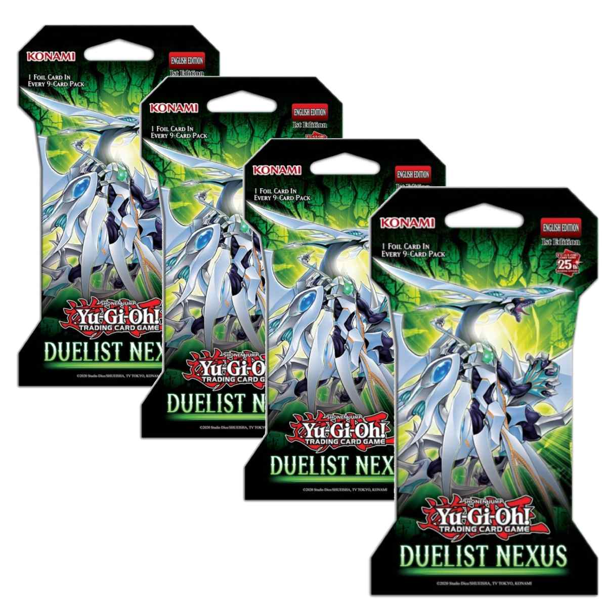 Yu-Gi-Oh! Duelist Nexus 1st Edition Blister Pack -Lot of 5