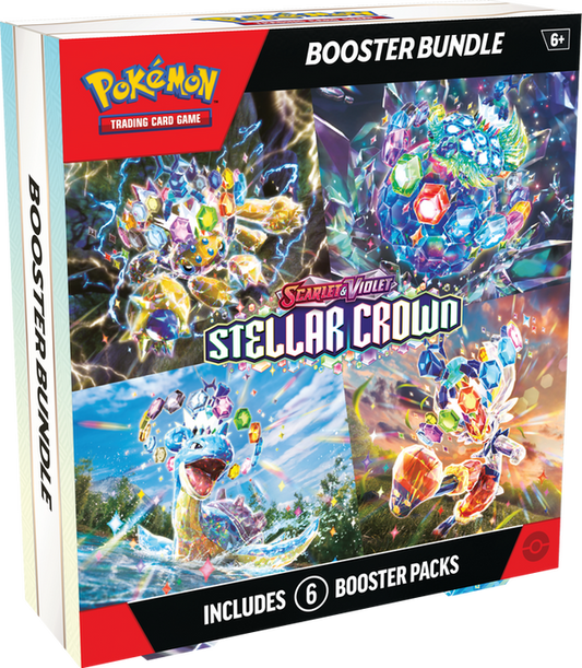 Pokemon Scarlet And Violet Stellar Crown Booster Bundle Box