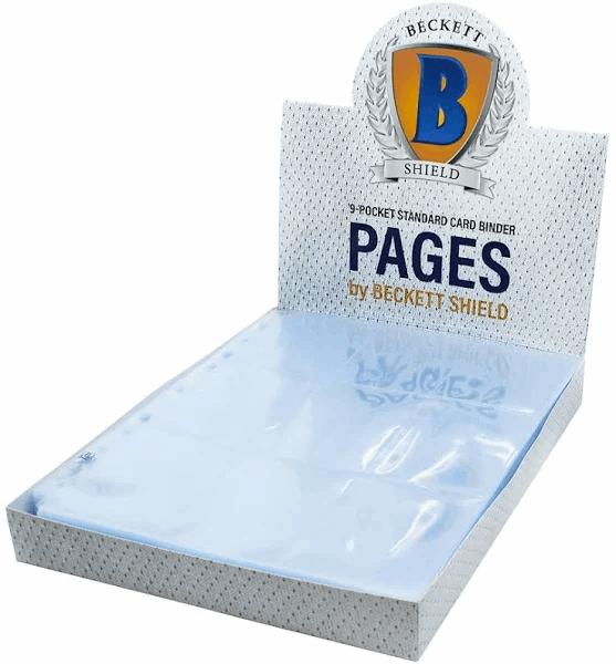 Beckett Shield 9-Pocket Standard Page for Card Binder