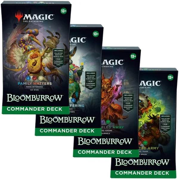 Magic The Gathering: Bloomburrow Commander Deck Shikdar Trading Magic The Gathering: Bloomburrow Commander Deck Shikdar Trading