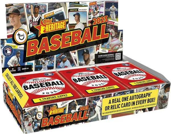 2023 Topps Heritage Baseball Hobby Box