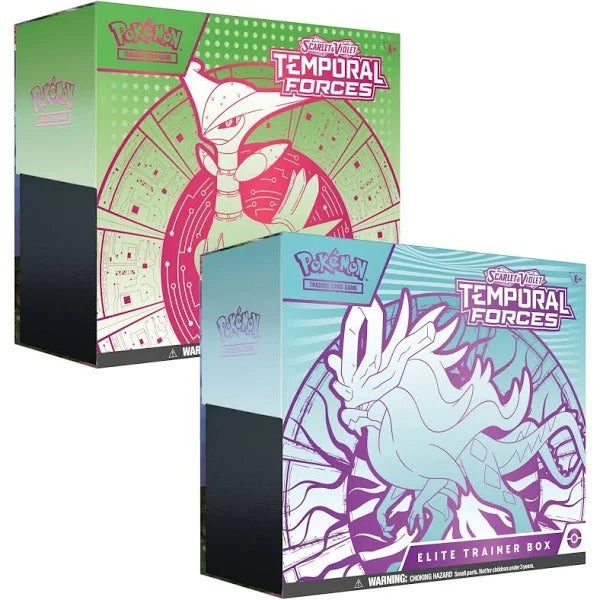 Pokemon Scarlet & Violet Temporal Forces Elite Trainer Box - Case of 10 Boxes