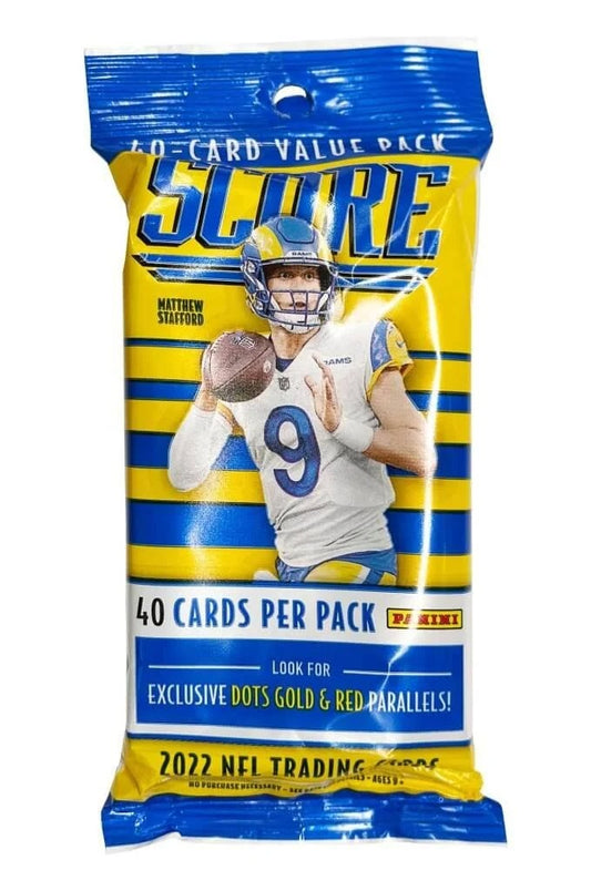 2022 Panini Score Football Jumbo Value Pack (Gold & Red Dots Parallels!)