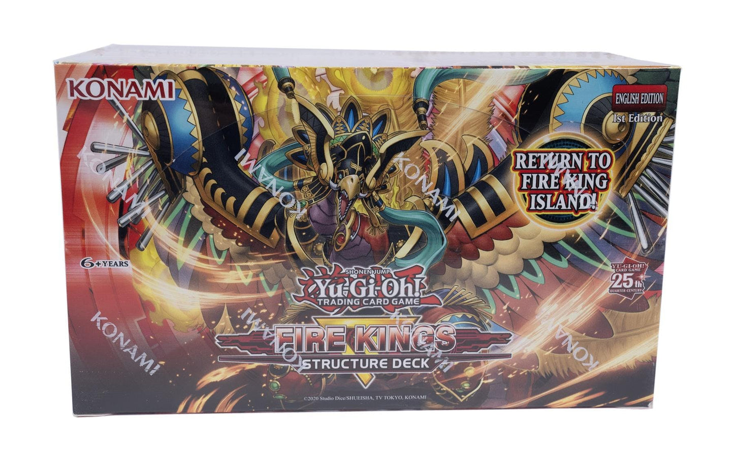 Yu Gi Oh! Revamped Fire Kings Structure Deck Display Box