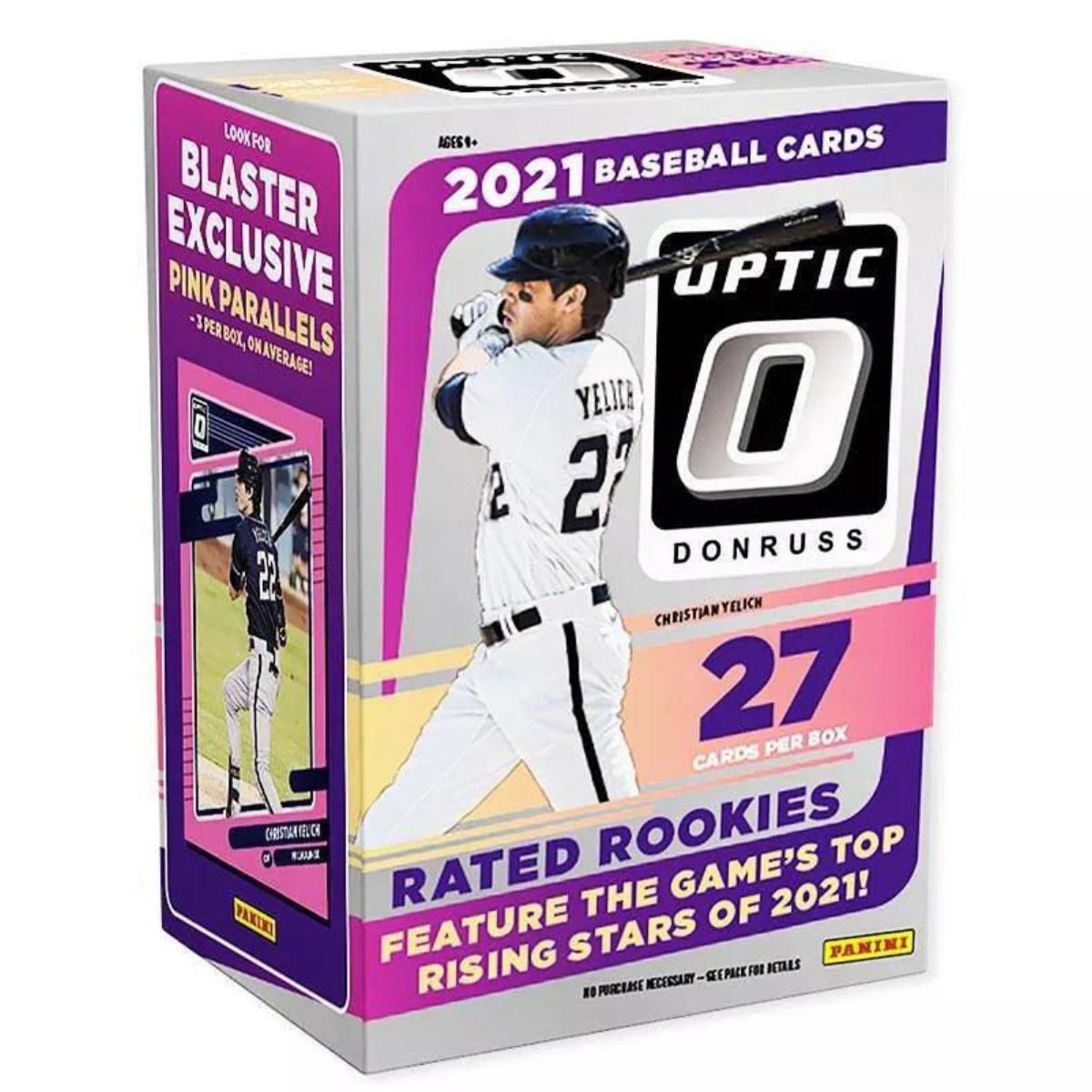 2021 Panini Donruss Optic Baseball Blaster Box- Pink Parallels
