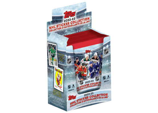 2023-24 Topps Hockey Sticker Collection Box + 1 Sticker Album