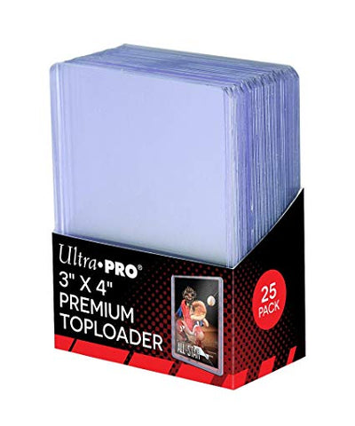 Ultra Pro 3"x4" Premium Toploaders Pack