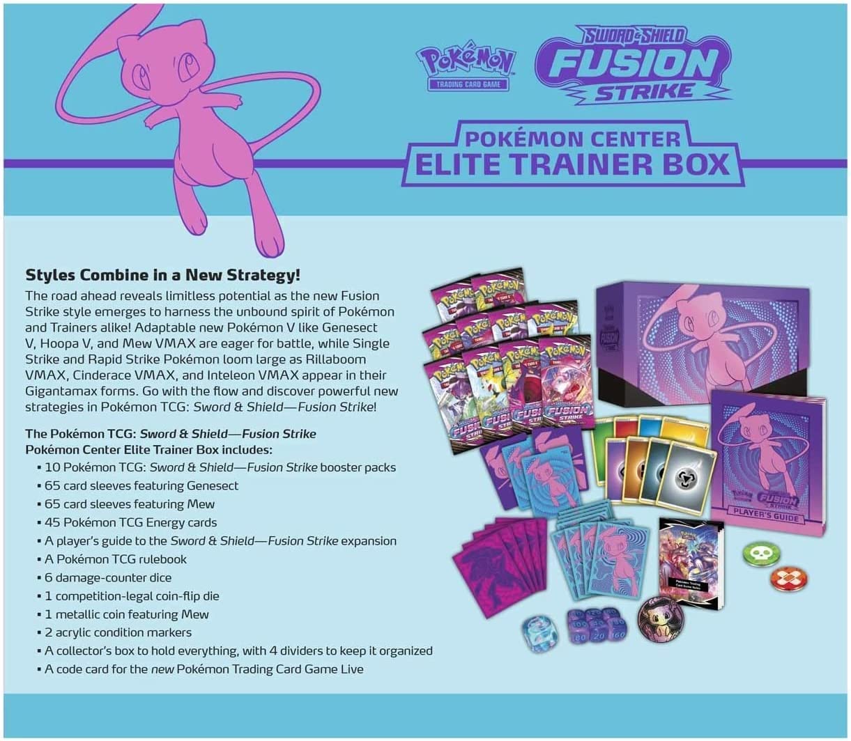 Pokemon Sword & Shield Fusion Strike Elite Trainer Box