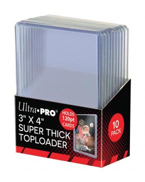 Ultra Pro Toploaders Super Thick 120pt. 3" X 4" (Lot of 2)