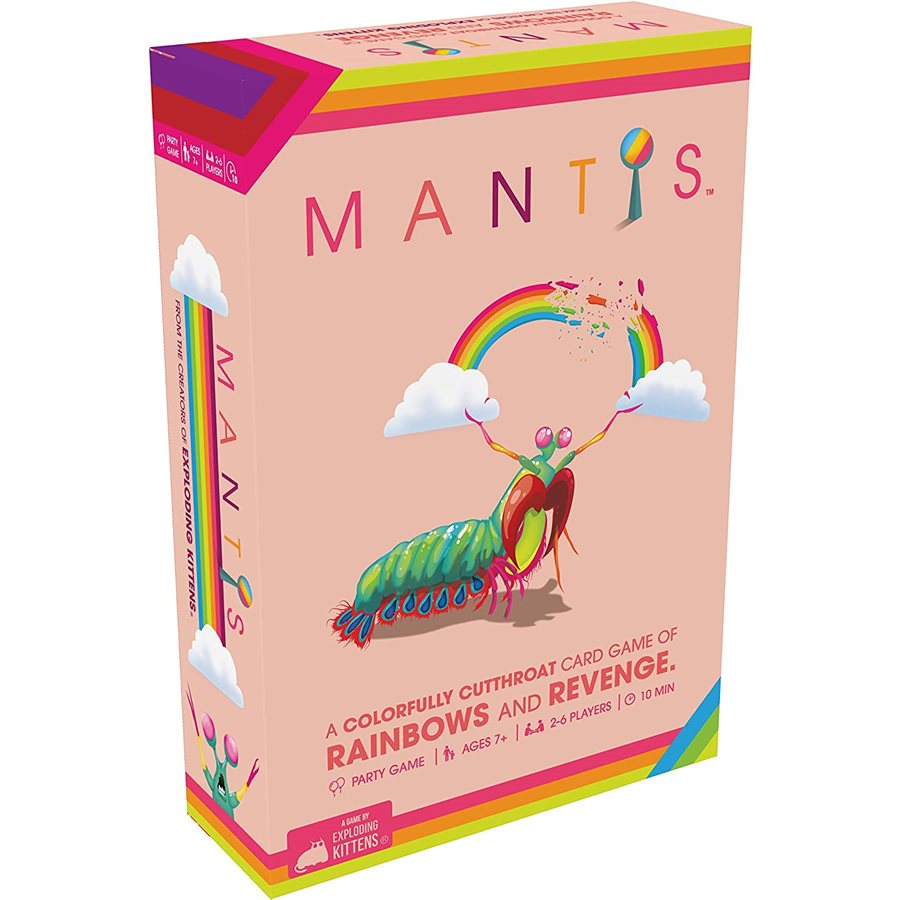 Exploding Kittens Mantis Board Game