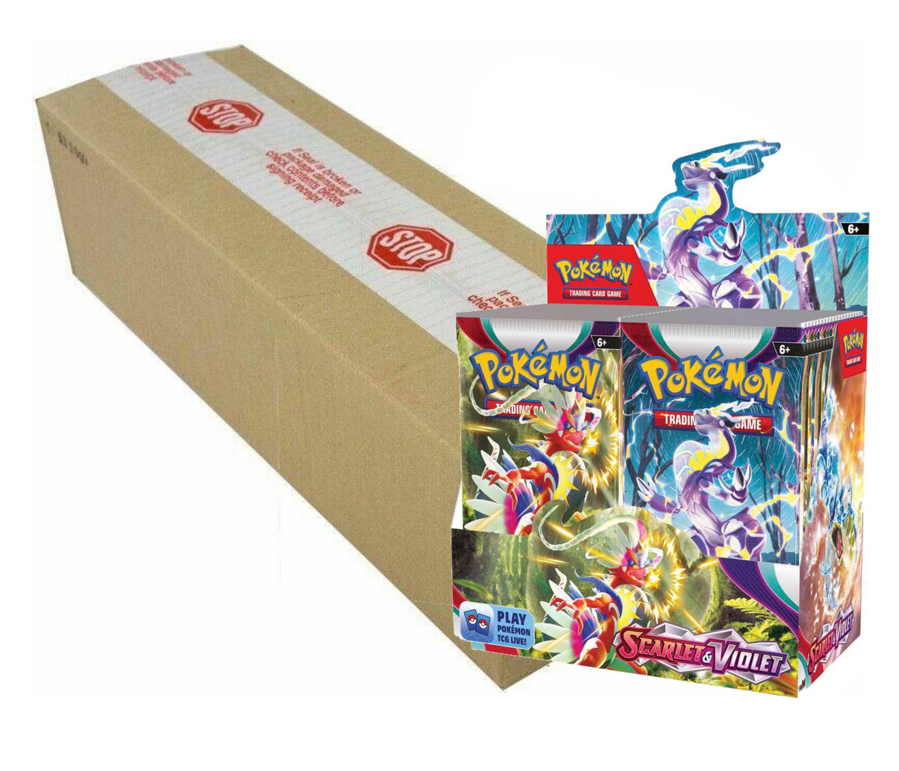 Pokemon Scarlet & Violet Booster Box Case (Case of 6 Boxes) Shikdar Trading Pokemon Scarlet & Violet Booster Box Case (Case of 6 Boxes) Shikdar Trading