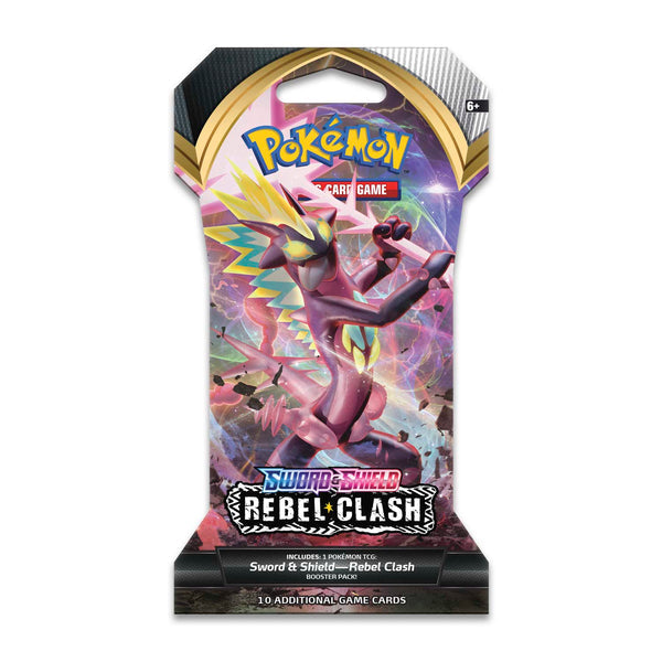Pokemon Sword & Shield Rebel Clash Sleeved Booster Pack