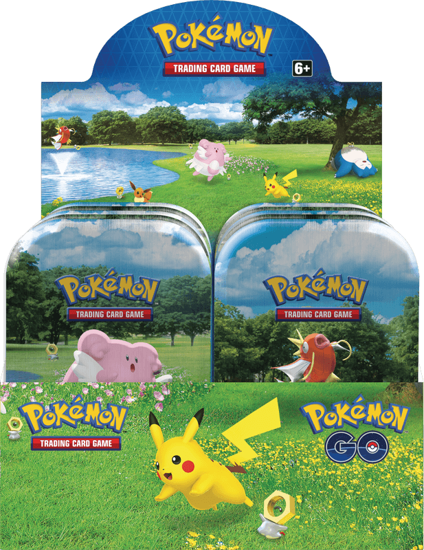 Pokemon GO Mini Tins Display Box (10 Tins)