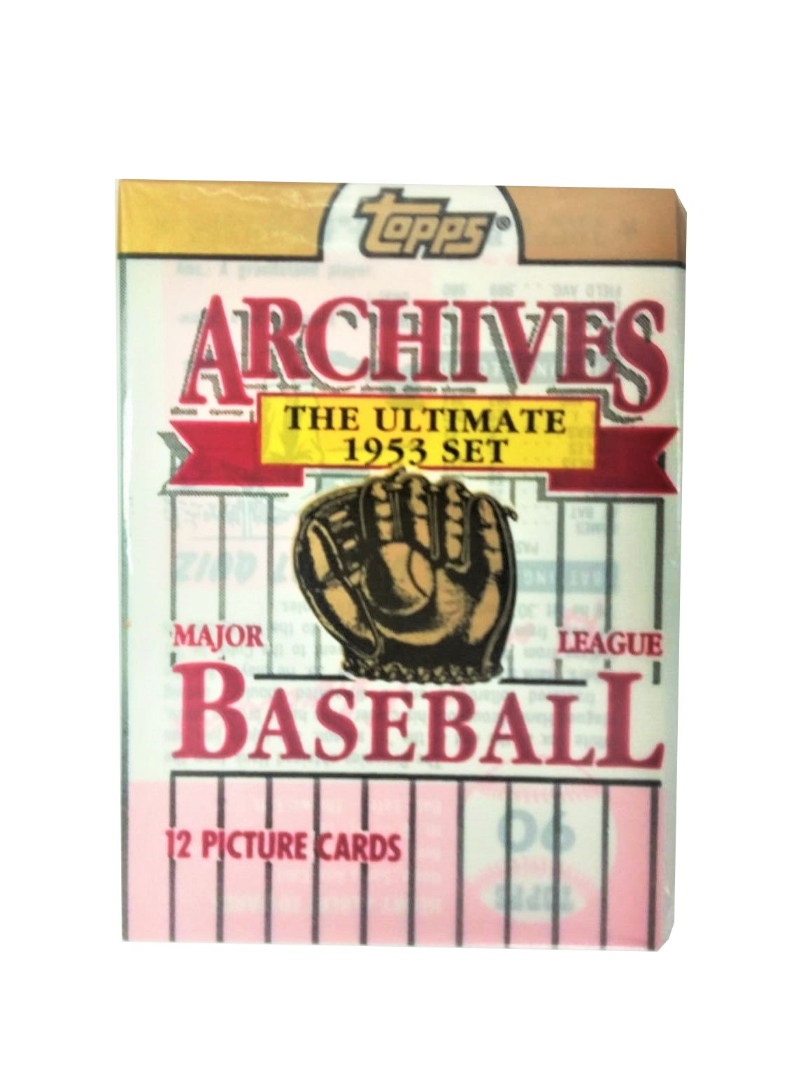 1991 Topps Archives (1953) Baseball Cards Pack- Lot of 5