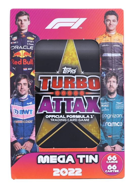 2022 Topps Formula 1 F1 Turbo Attax Mega Tin