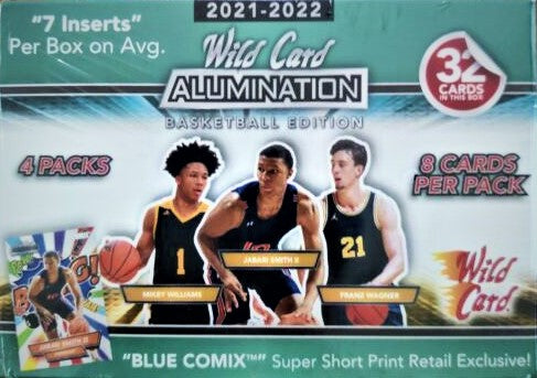 2021 Wild Card Alumination Collegiate Basketball Blaster Box
