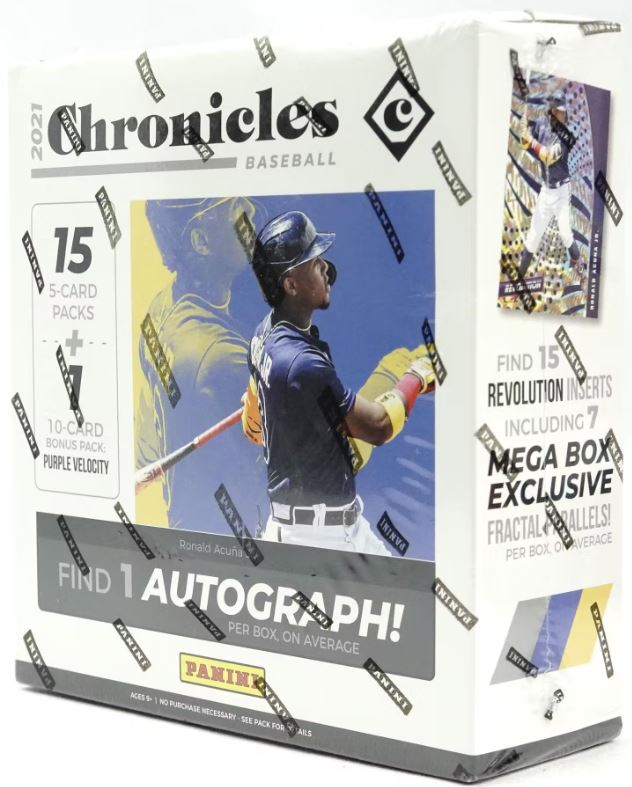 2021 Panini Chronicles Baseball Mega Box