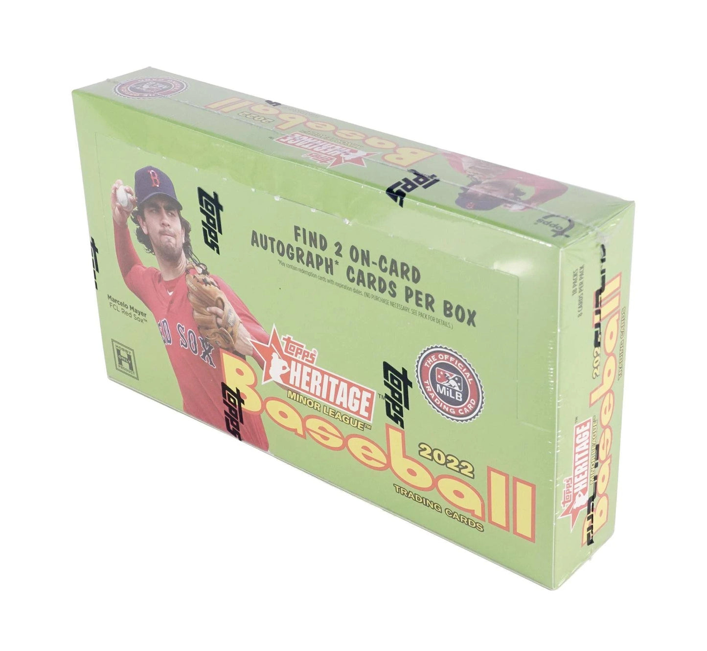2022 Topps Heritage Minor League Baseball Hobby Box