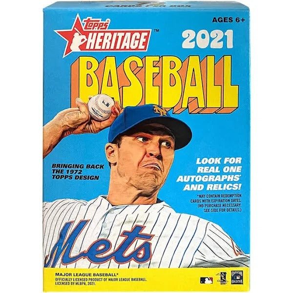 2021 Topps Heritage Baseball Blaster Box