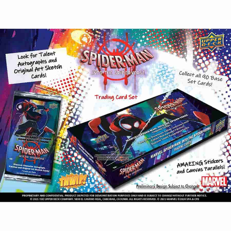 2022 Upper Deck Marvel Spider-Man Into The Spider-Verse Hobby Box