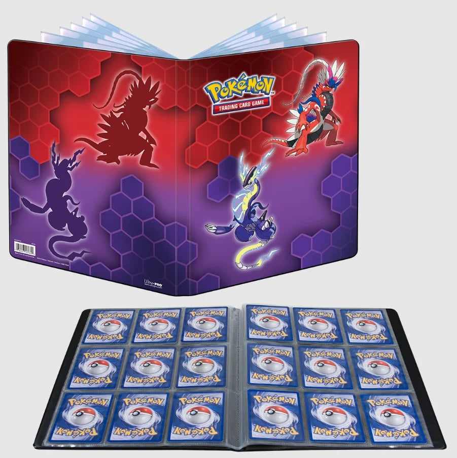 Pokemon UP Scarlet & Violet PRO 9 Pocket Binder- Koraidon & Miraidon