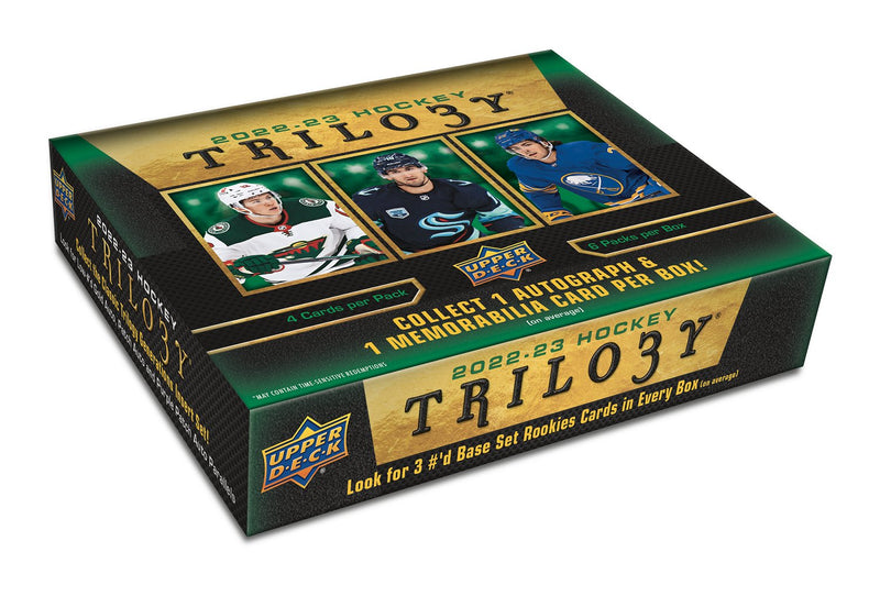 2022-23 Upper Deck Trilogy Hockey Hobby Box