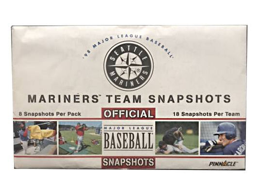 1998 Pinnacle Official MLB Baseball Seattle Mariners Team Snapshots Pack