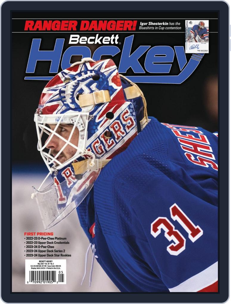 Beckett Hockey Monthly Magazine - May 2024 Vol: 36