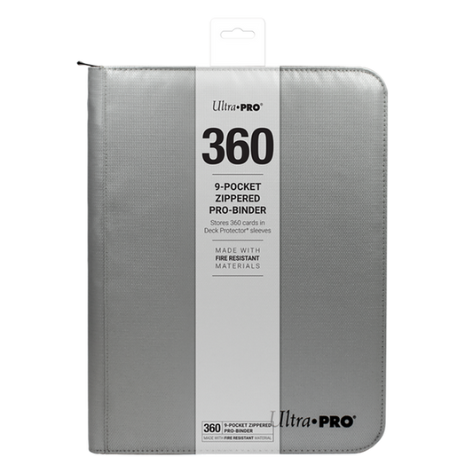 Ultra Pro Vivid 9 Pocket Zippered PRO Binder (Made With Fire Resistant Materials)