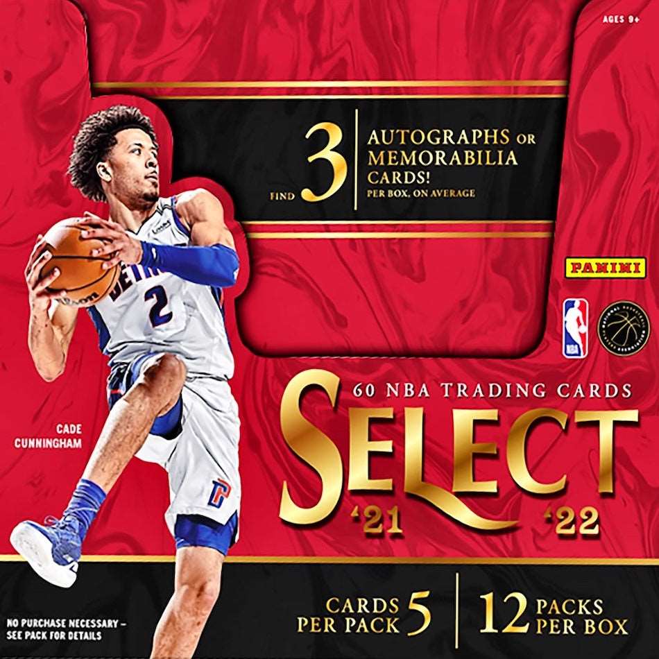 新品2023 NBA 2021 パニーニ セレクト バスケットボール カード メガ