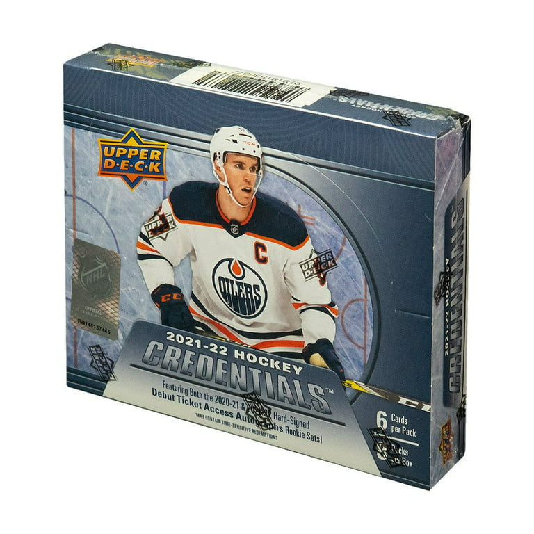 2021-22 Upper Deck Credentials Hockey Hobby Box