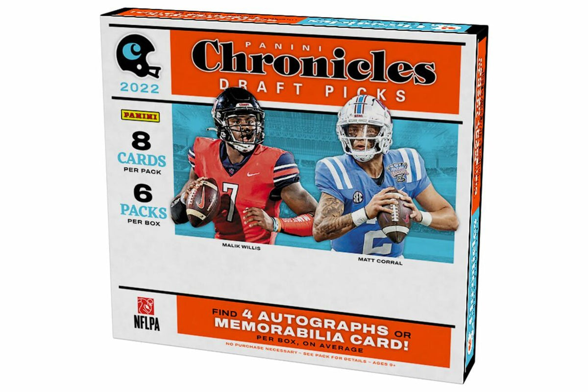 2022 Panini Chronicles Draft Picks NFL Football Hobby Box