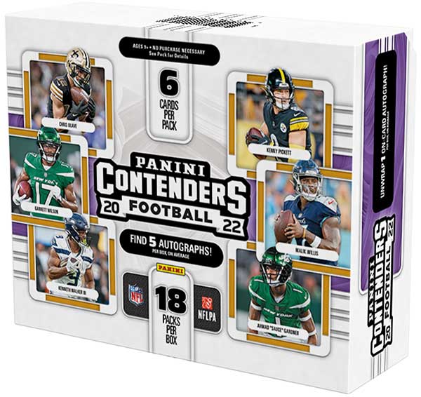 2022 Panini Contenders NFL Football Hobby Box