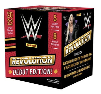 2022 Panini Revolution WWE Wrestling Debut Edition Hobby Box