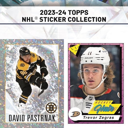 2023-24 Topps Hockey Sticker Box + Album