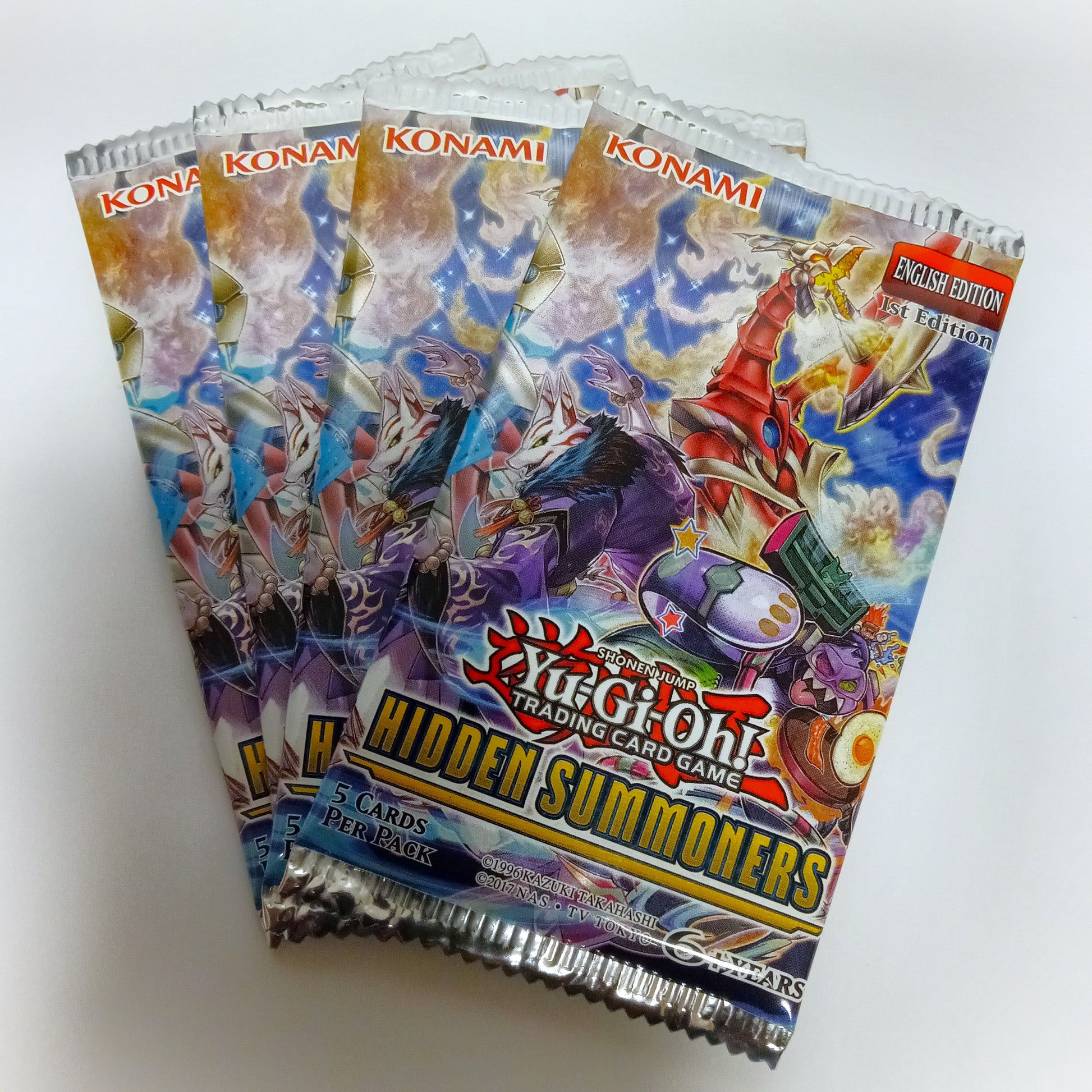 Yu Gi Oh! Hidden Summoners 1st Edition Booster Pack (Lot of 2 Packs) Shikdar Trading Yu Gi Oh! Hidden Summoners 1st Edition Booster Pack (Lot of 2 Packs) Shikdar Trading